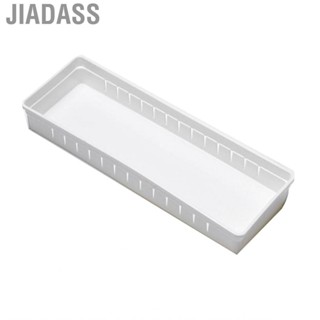 Jiadass 辦公桌儲物箱組織者精細的工藝透明，帶2個隔板用於餐具