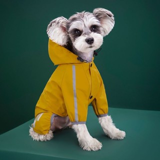 【特惠免運】寵物衣服 狗狗衣服 貓咪衣服 寵物用品狗狗雨衣全包四腳防水雨披泰迪博美雨天寵物貓狗雨衣