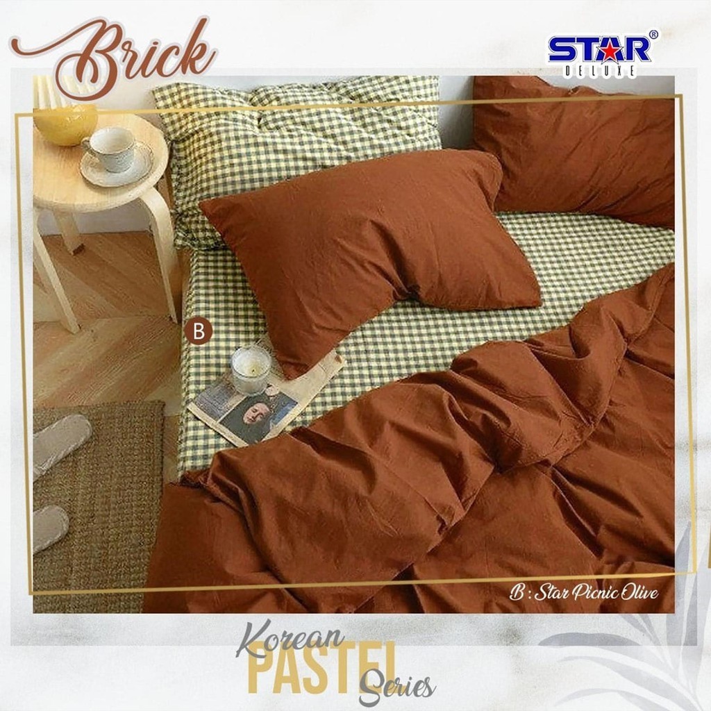 床罩床單套裝 Premium Star Deluxe 韓國粉彩系列鈕扣圍巾系列