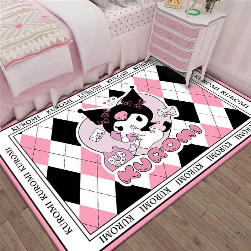 地毯庫洛米 卡通地毯 少女地毯 床邊飄窗地毯 維尼熊地毯