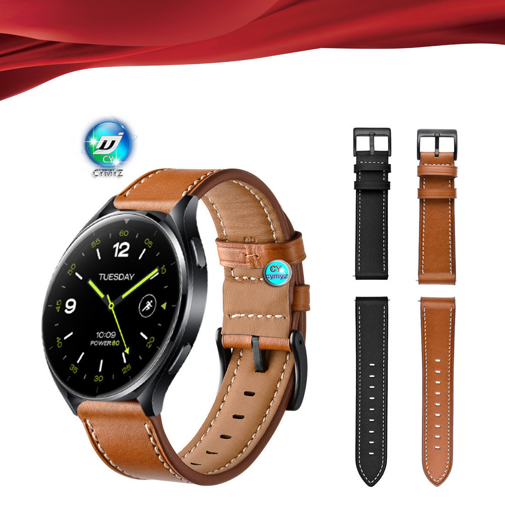 XIAOMI 小米手錶 2 錶帶小米手錶 2 智能手錶錶帶皮革錶帶運動腕帶皮革錶帶