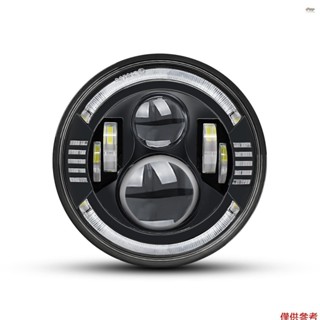 JEEP MAZDA WRANGLER 1 件 7 英寸汽車摩托車 LED 大燈帶 DRL/轉向信號/近光燈/遠光燈 7