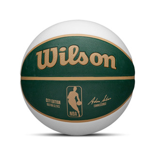 Wilson NBA Team City Edition 波士頓賽爾提克 橡膠 室外 耐磨 籃球 7號球【ACS】