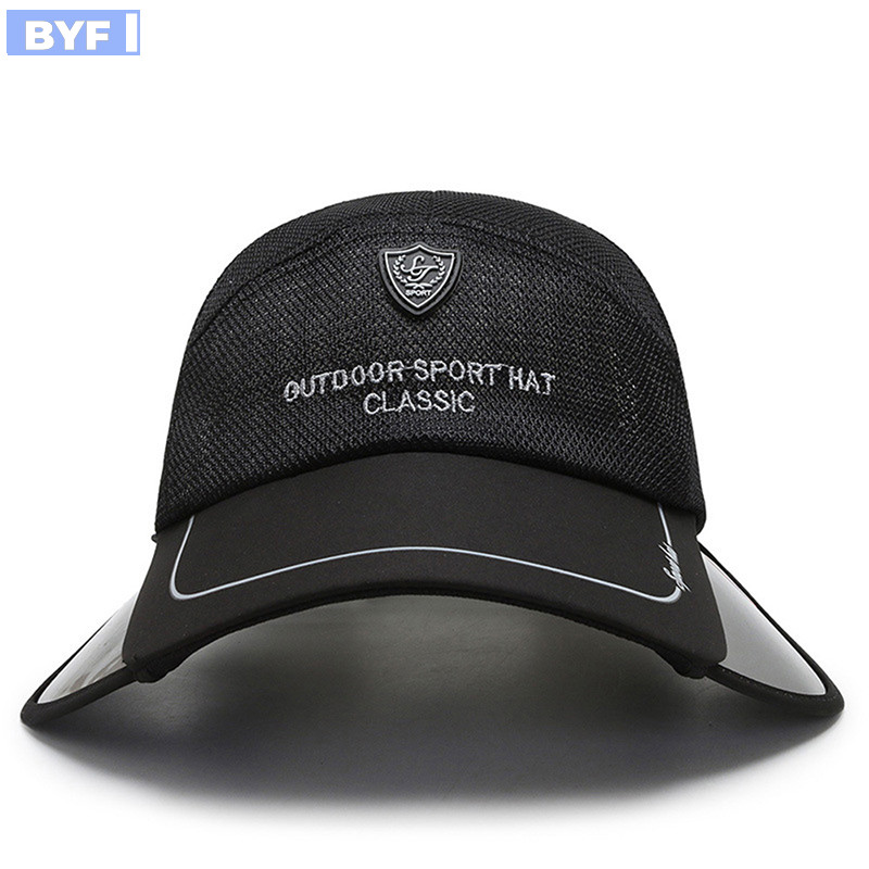 [BYF] 男女寬簷遮陽帽透氣高爾夫帽帶可伸縮新款