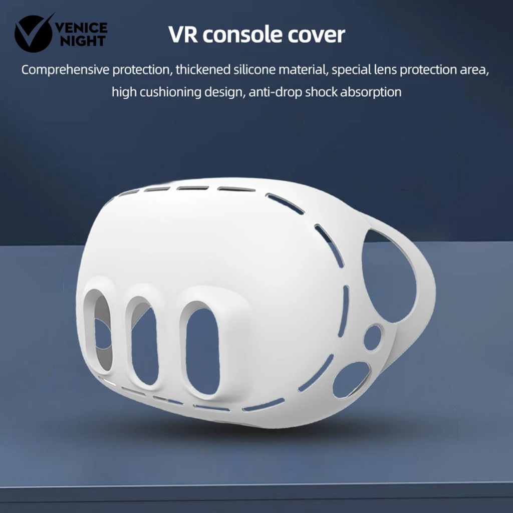 [VNMX] Vr 耳機保護套耐用 Vr 耳機套 Oculus Quest 3 Vr 耳機矽膠套防刮防塵防水保護套適用於
