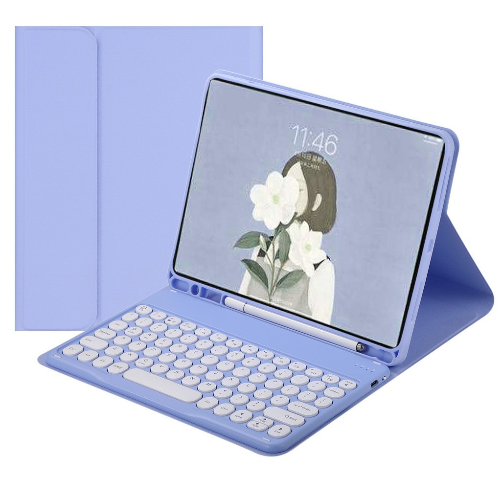 小米 中文注音 圓帽鍵盤 帶筆槽 保護套 小米平板 pad 6 pro 5 pro 12.4 紅米 pad se 11吋
