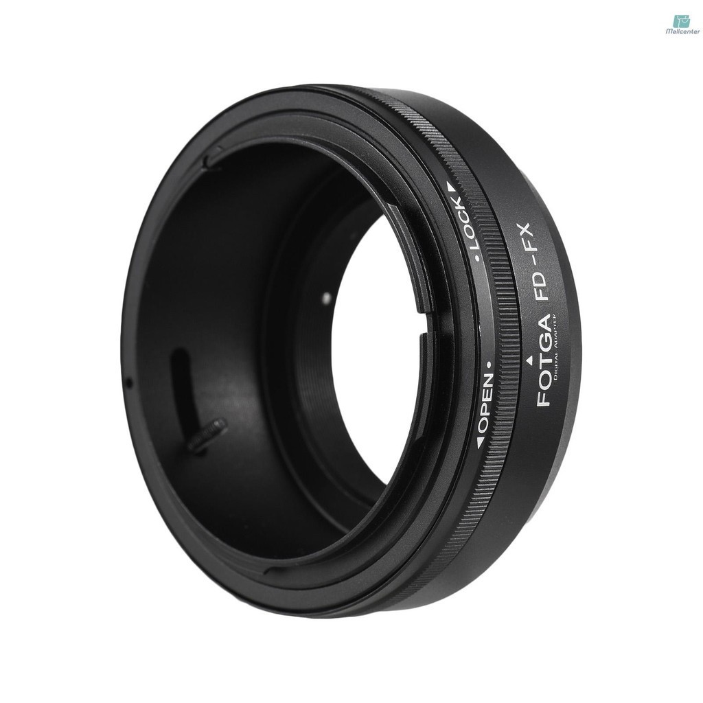 Fotga 手動鏡頭卡口轉接環鋁合金適用於佳能 FD 卡口鏡頭至富士 X-A5/X-A10/X-Pro1/X-Pro2/