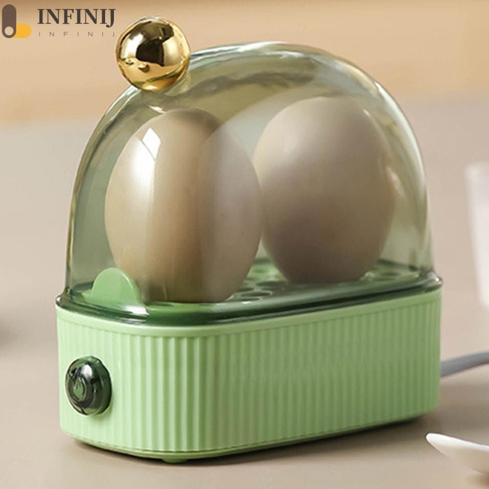 [infinij.tw] 多功能煮蛋器自動斷電家用宿舍早餐雙層迷你蒸蛋器定時小型蒸蛋機