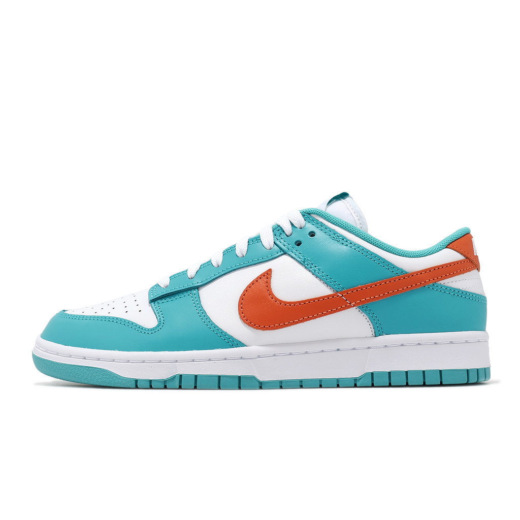 Nike 休閒鞋 Dunk Low Retro 白 藍 橘 邁阿密海豚 男鞋 【ACS】 DV0833-102