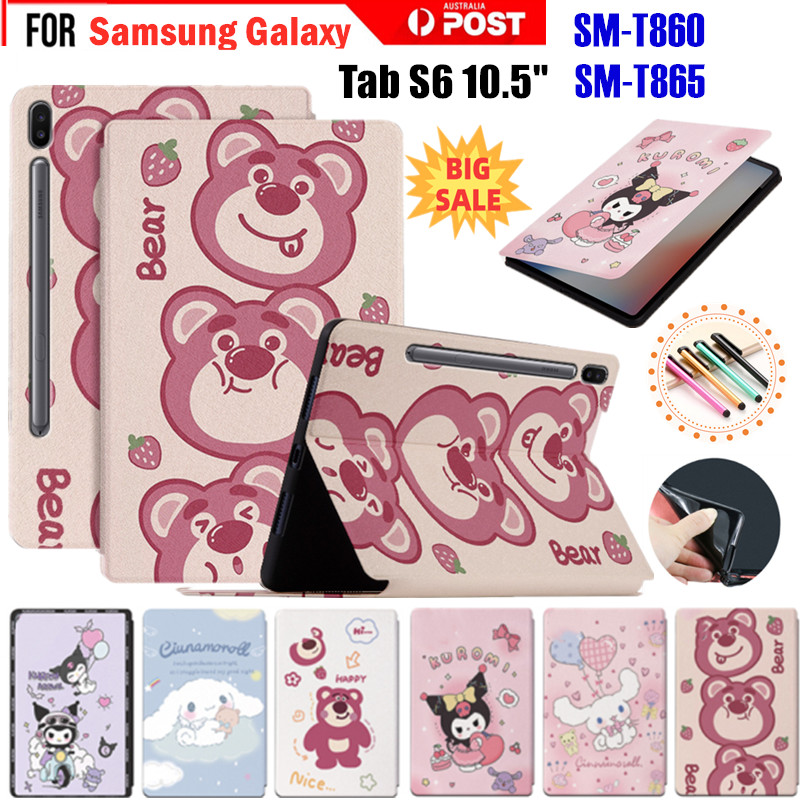 SAMSUNG 適用於三星 Galaxy Tab S6 10.5 SM-T860 SM-T865 2019 兒童可愛卡通