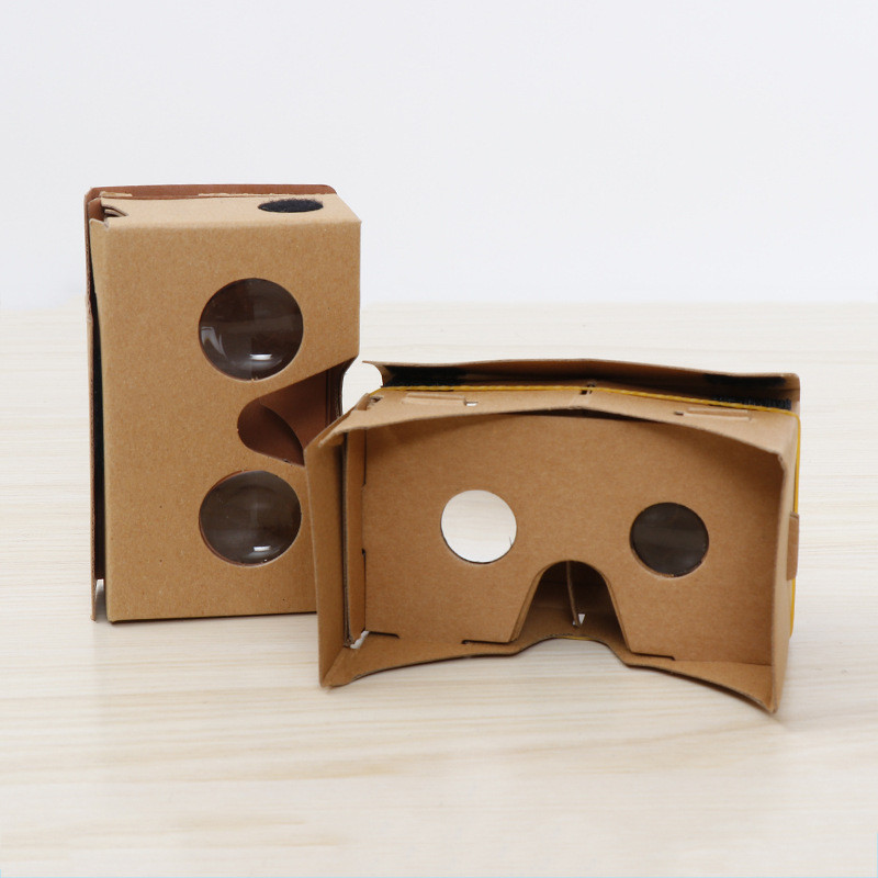 智能眼鏡  工廠批發 Google Cardboard虛擬現實頭戴3D VR谷歌一代眼鏡 VR紙  VR眼鏡