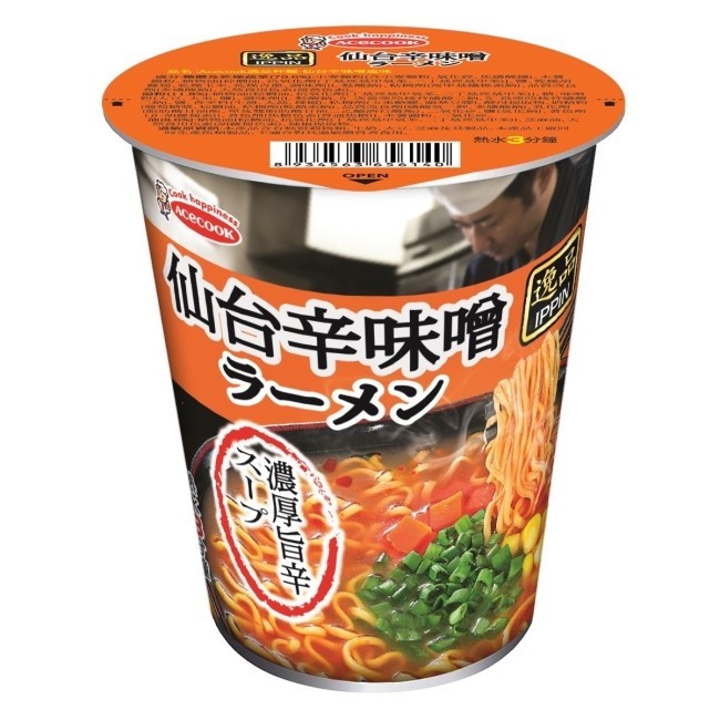 Acecook逸品杯麵-仙台辛味噌風味