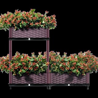附發票⭐種菜專用箱 戶外花箱 種植箱 diy 種植箱 配件元件 陽臺種植箱種 菜盆 家庭樓頂戶外 花槽 塑膠花盆