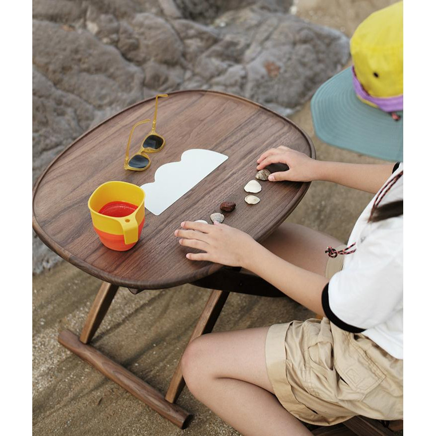 【🚛宅配免運🚛】摺疊桌子 便攜實木小桌子 遊戲桌子 玩具桌子 兒童學習桌子 家用簡易摺疊小圓桌子