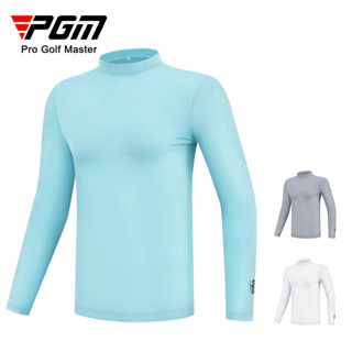 PGM 高爾夫服裝 男士長袖T恤 夏季打底衫 冰絲衣服 YF202
