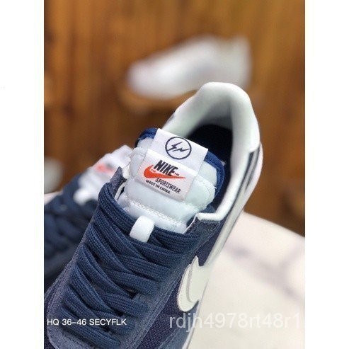 I7AW 耐吉 Nike 2021 Sacai x Nike LVD 華夫格深藍白跑鞋 DH2684-400