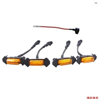 豐田 Led 格柵行車燈,4 件裝前保險槓罩格柵 LED 燈帶保險絲更換,適用於 Toyota Tacoma 2016-