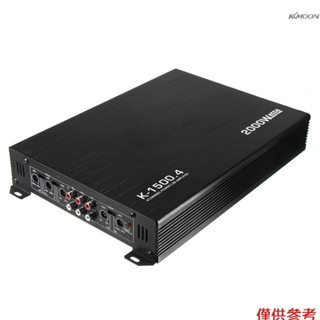 4 通道汽車音響放大器 2000W 大功率放大器。 12 V 四路立體聲功率放大器 A/B 類