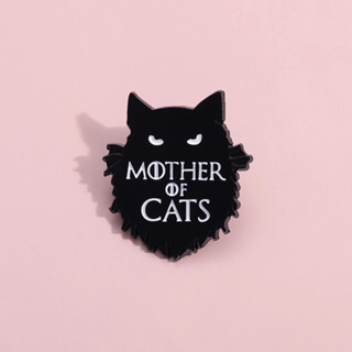 “黑貓媽媽” ​​動漫琺瑯時尚配飾書包徽章送給朋友的禮物