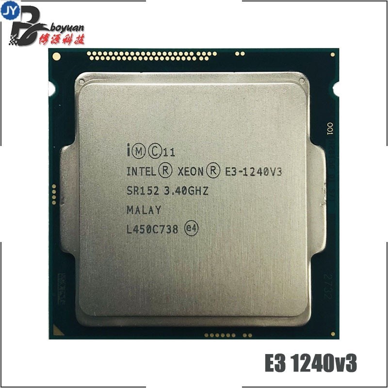 英特爾 Intel Xeon E3-1240 v3 E3 1240v3 E3 1240 v3 3.4GHz 四核八線程C