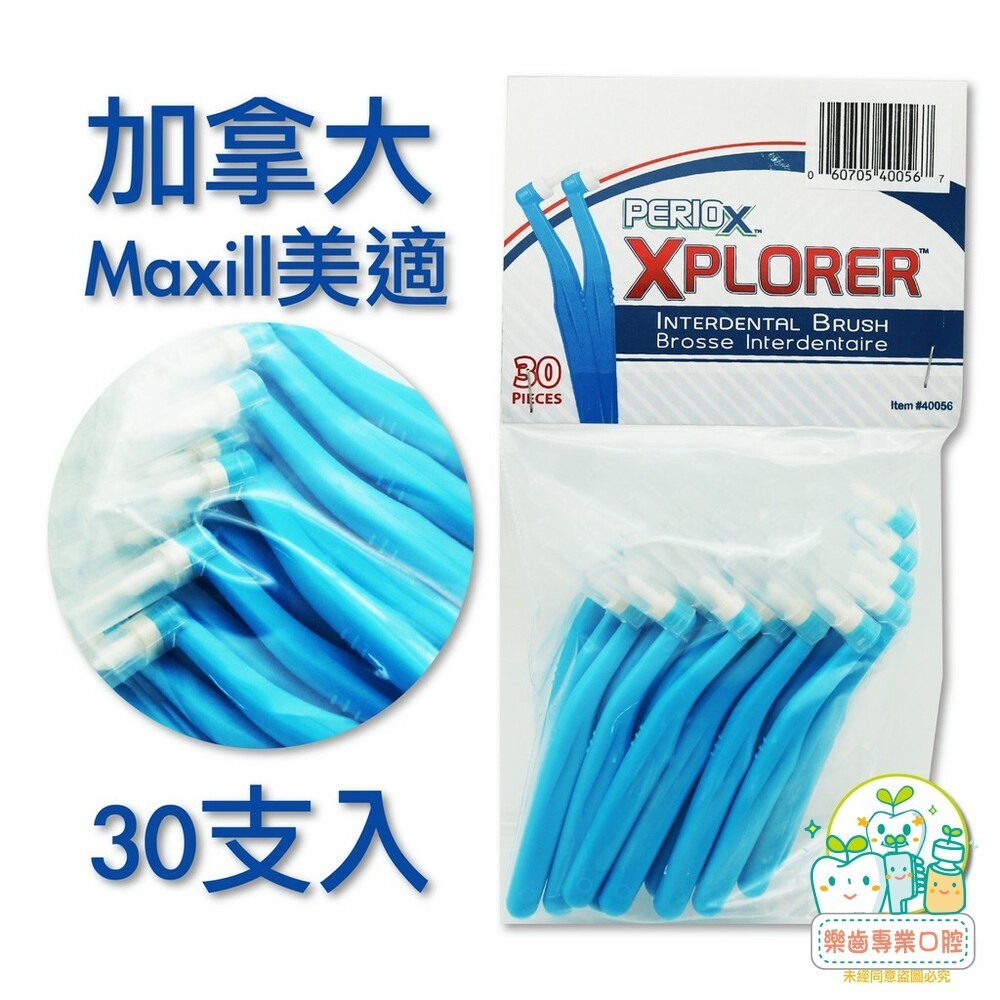 【樂齒專業口腔】加拿大美適Maxill 單束毛牙刷(30入)