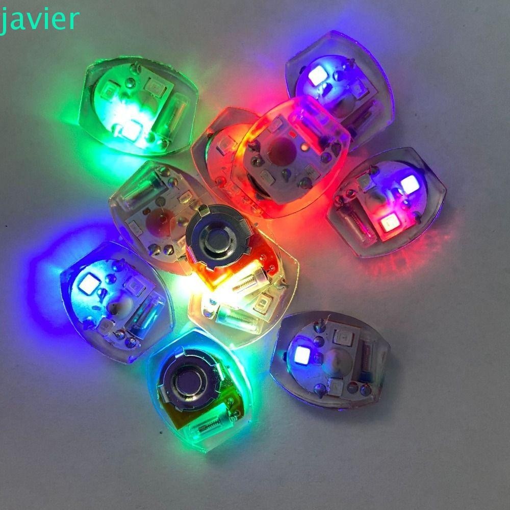 JAVI1ER10Pcs機芯電子燈,塑料發光LED鞋燈,涼鞋配件微型夜光振動光兒童禮物