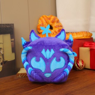15cm Blox Fruit Plushie Fruit毛絨玩具遊戲惡魔水果動漫公仔紫盒公仔