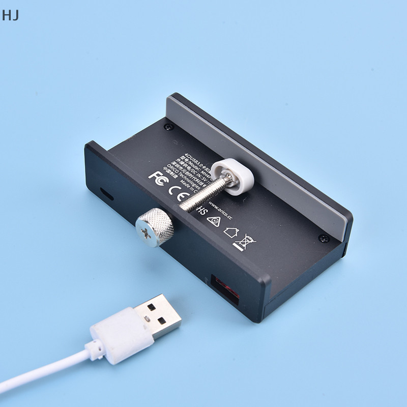 Hj ORICO 黑色 MH4PU 電腦夾式 4 端口 USB 3.0 Type A HUB 適配器全新