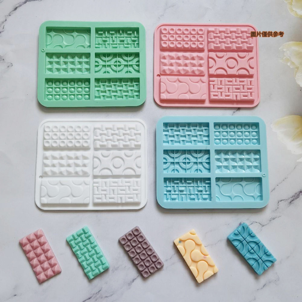 [妙妙屋]6連歐拉圓圈巧克力小蛋糕模具 不粘矽膠果凍糖果模具3D模具DIY
