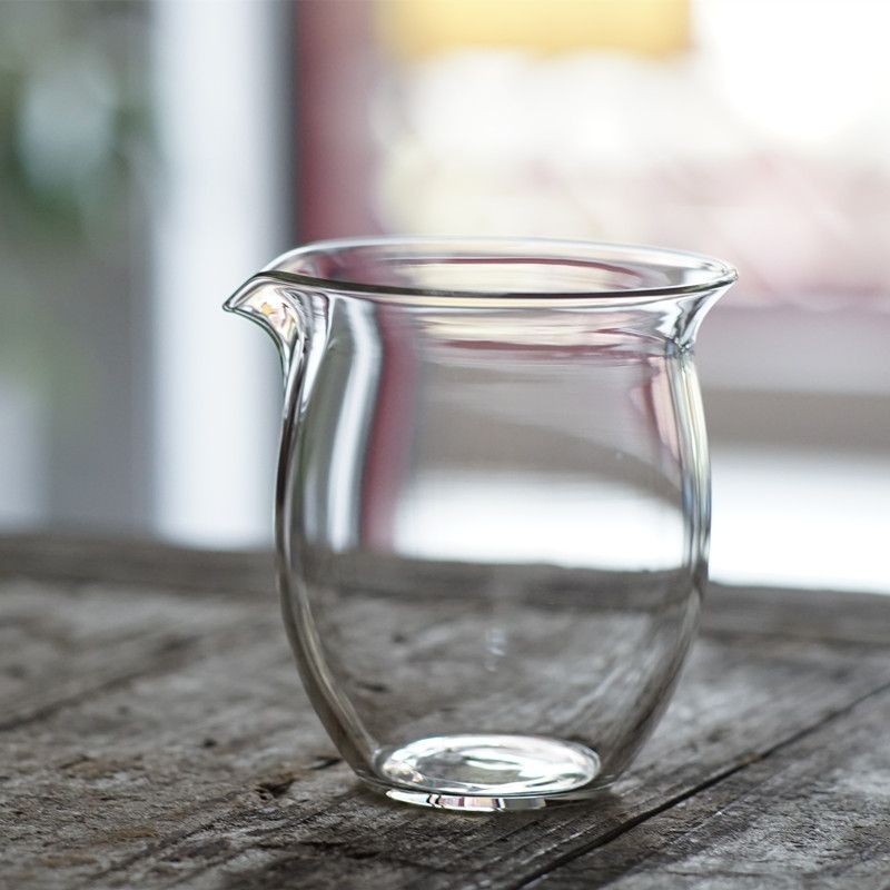 日式玻璃公道杯水晶透明茶海高檔網紅茶具套裝配件小容量加厚耐熱