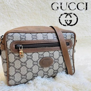 GUCCI 古馳 肩背包 GG紋 PVC mercari 日本直送 二手