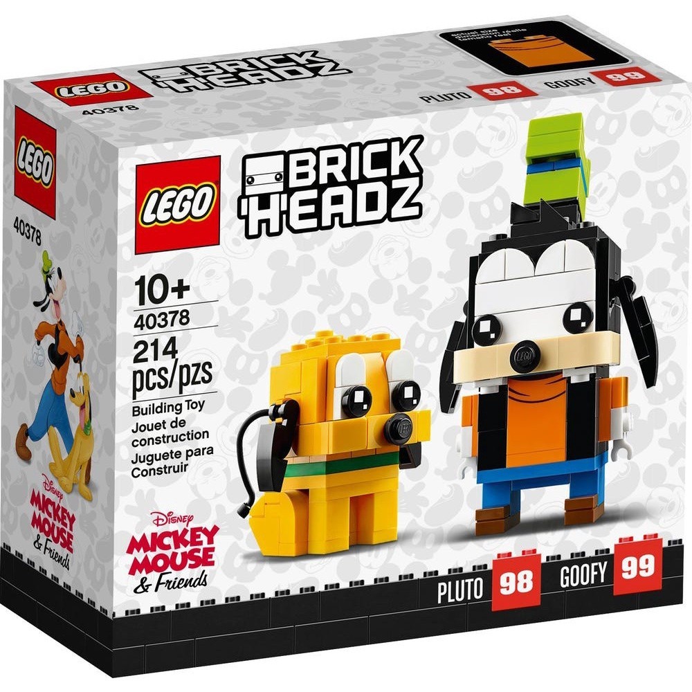 請先看內文 LEGO 樂高 40378 Brick Headz 迪士尼系列 高飛＆布魯托