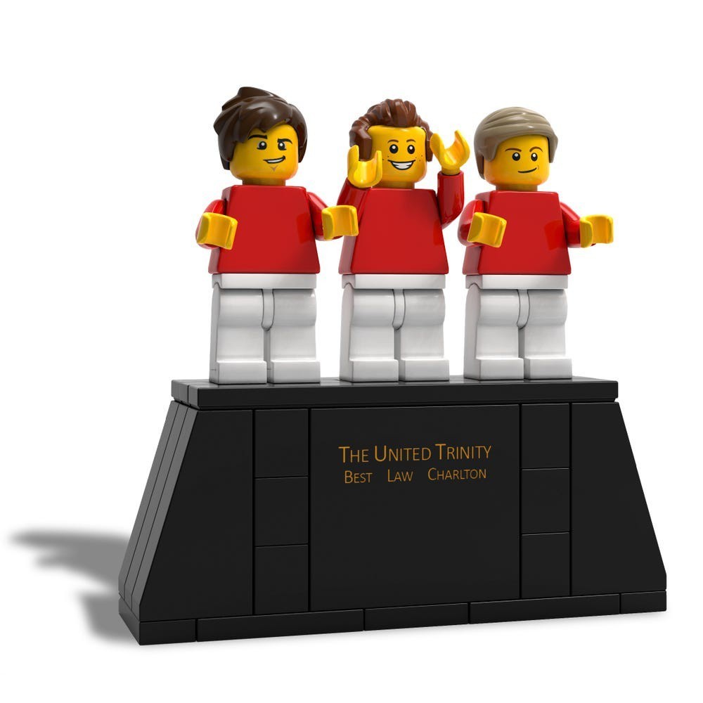 請先看內文 LEGO 樂高 5006171 6322501 英超 曼聯 三聖人偶組