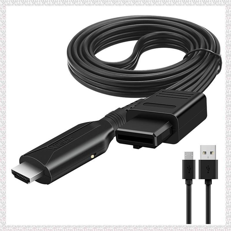 (U P Q E)WIISTAR HD N64 轉 HDMI 兼容轉換器 HD Link 電纜,適用於 N64/Game