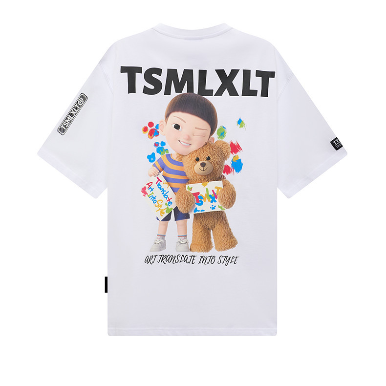 TSMLXLT1號系列休閒短袖T恤男女印花款311