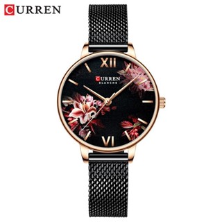 CURREN品牌 9059 合金 石英 防水 高級女士手錶