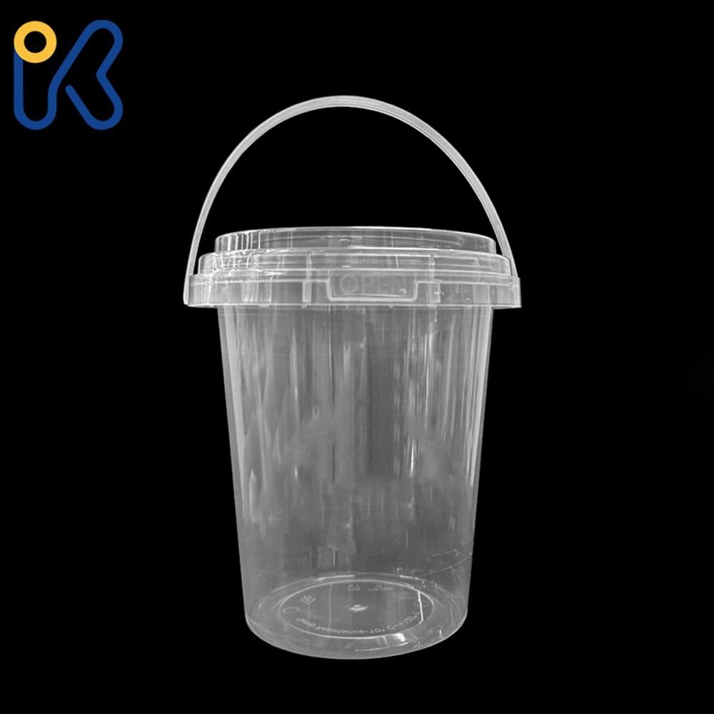 愛廚房~塑膠手提糖果桶 5入 900ml 附提把 手提桶 糖果桶 塑膠桶 糖果罐