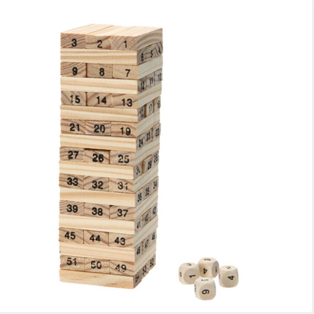 24 小時送貨遊戲塔 Equilibrio Wood 4 數據玩具 Jenga UXO5ML