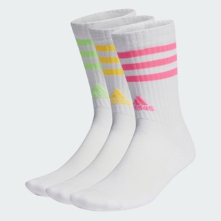 adidas 3-STRIPES 中筒襪 3 雙入 男/女 兒童 IP2638 官方直營