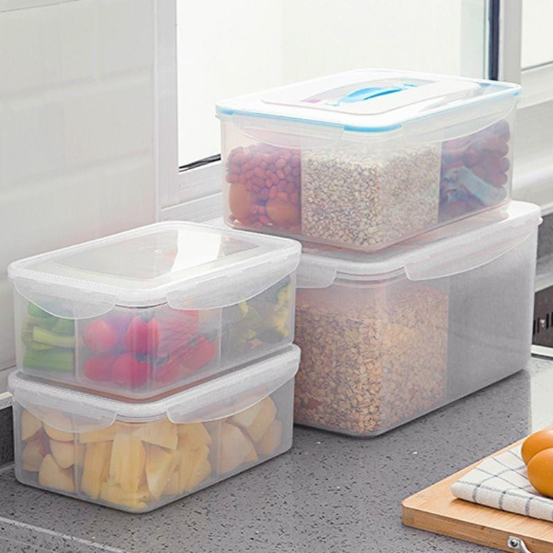 果醬盒容器 【優作小窩】分格冰箱保鮮密封儲物乾貨收納盒零食雜糧罐米桶容器