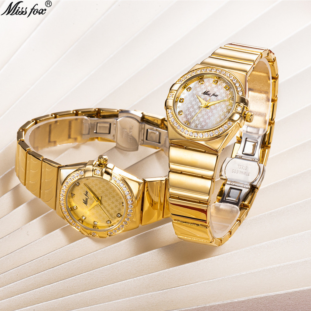 MISSFOX手錶 V280 石英 圓形 防水 高級女士手錶
