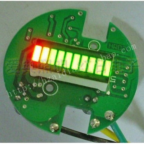 紅日電子汽車 機車儀表 改裝 配件 LED顯示電子油量表機芯DIY用