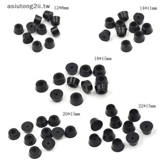 [asiutong2ii] 10 件黑色橡膠圓形櫥櫃儀器箱腳腳圓形保險槓墊 [TW]