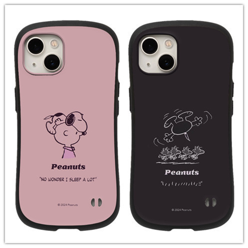 Carly 深粉色和 Woodstock 深黑色 iface 手機殼適用於 iphone 11 12 13 14 15