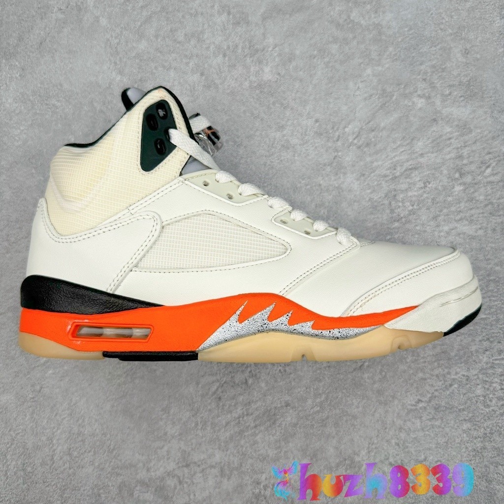 aj3Aa/j -J5 Retro  實戰運動低幫 籃球鞋 白橙扣碎 DC1060-100 FN