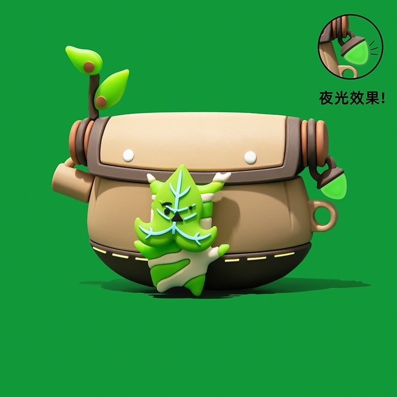 Korok 卡通 Airpods 保護套有趣的 Airpods 3 保護套矽膠 Airpods Pro 保護套便攜式 A