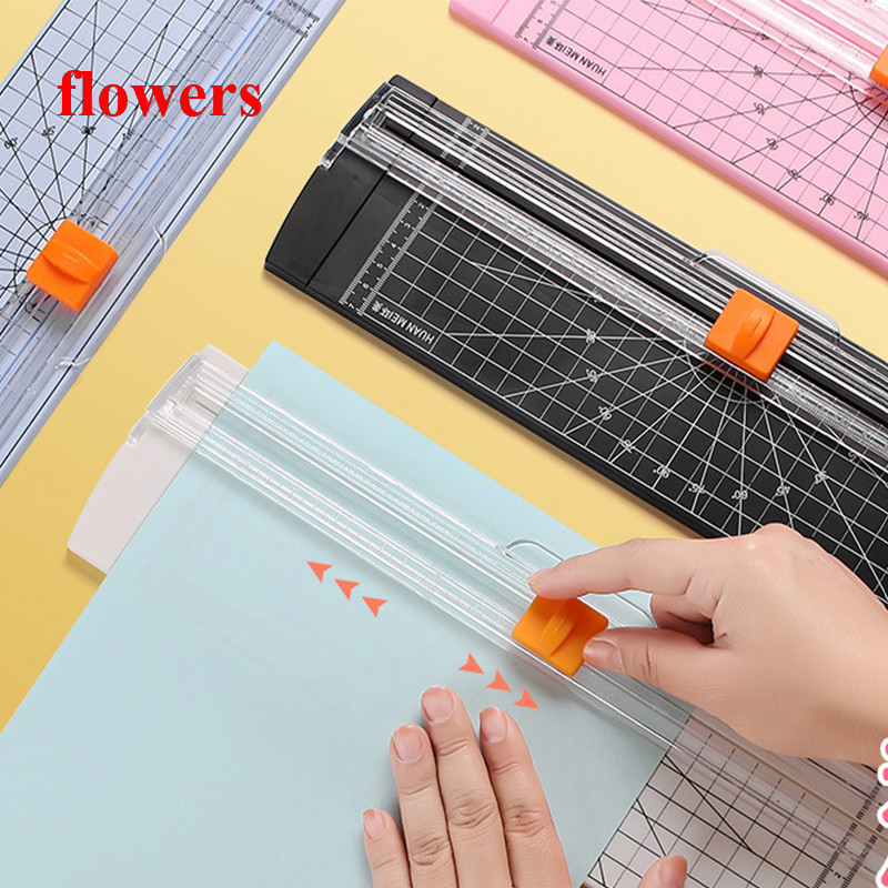 Flowers A3/A4 切紙機精密紙照片修剪器用於牛皮紙、A4 A5 紙、優惠券、標籤和卡片的剪貼簿修剪器
