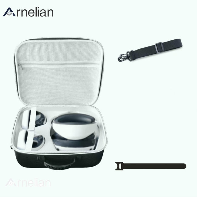 Arnelian 旅行便攜包收納袋保護套兼容 Ps Vr2 耳機手柄盒收納袋