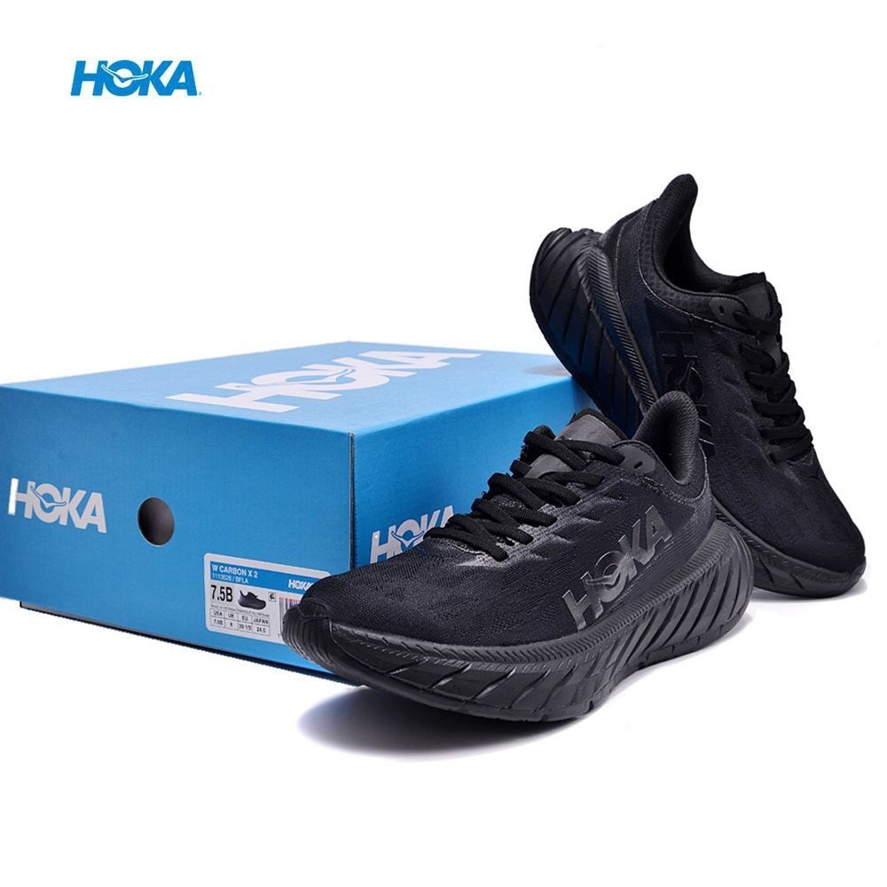 2023hot HOKA ONE ONE CARBON X2 全黑減震低幫運動跑鞋