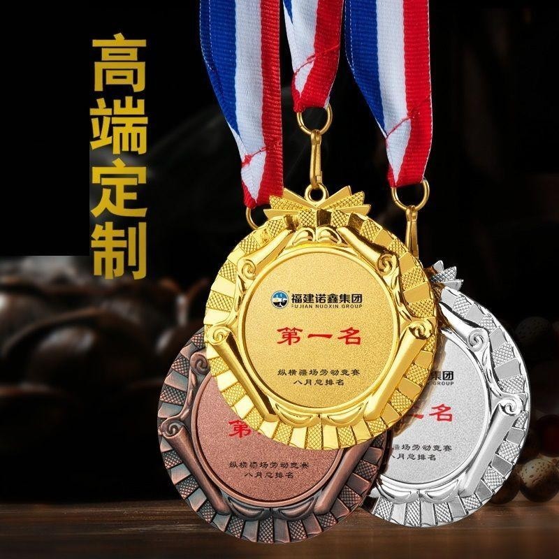 【歡迎咨詢】獎牌定做製作運動會比賽獎品學生金屬馬拉松金掛牌徽杯兒童紀念章